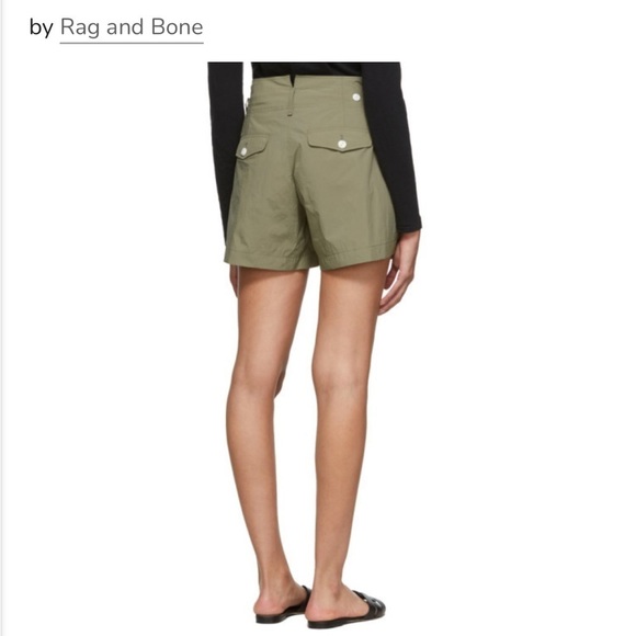 Rag & Bone Glenn paperbag waist shorts Size 8 - Picture 10 of 13